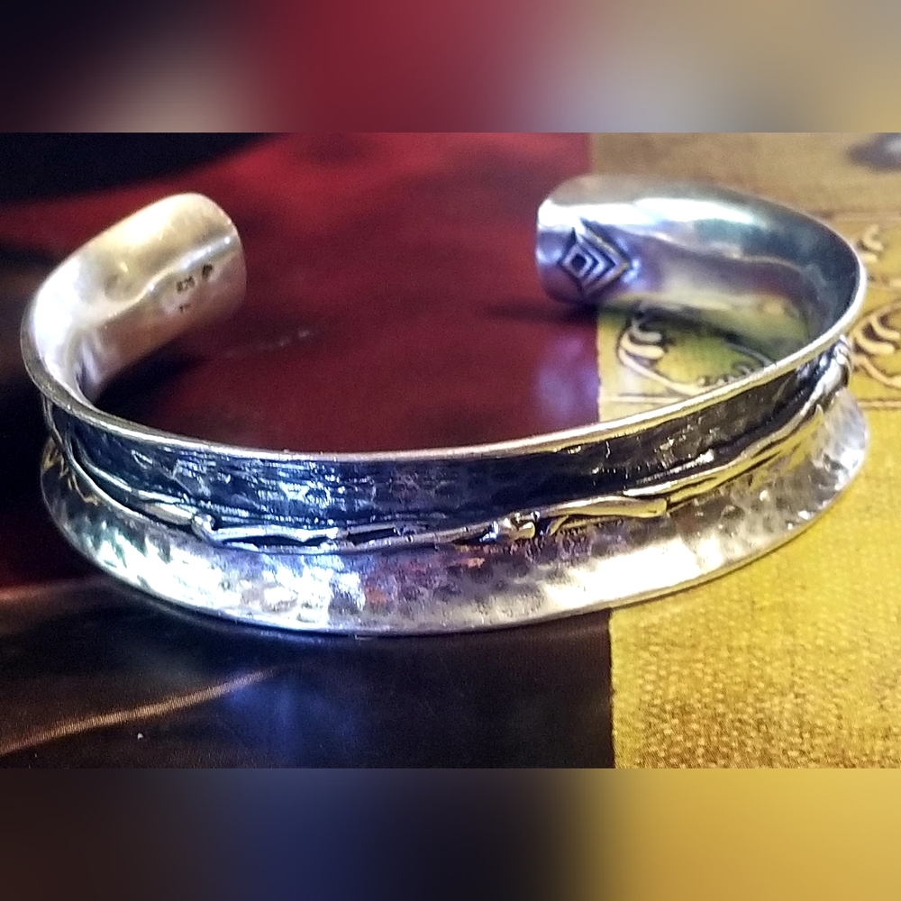 Rare Silpada Sterling Silver Cuff Bracelet